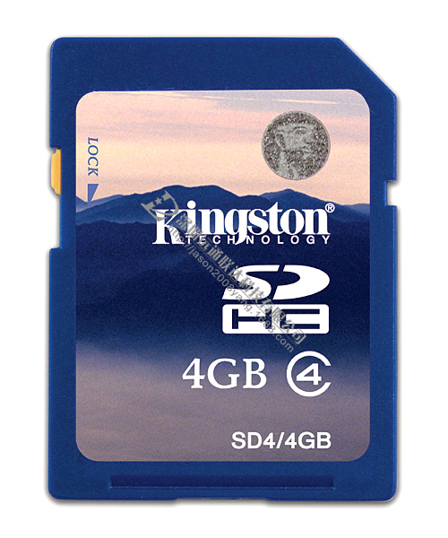 金士顿 OEM 4GB SD卡工厂供应